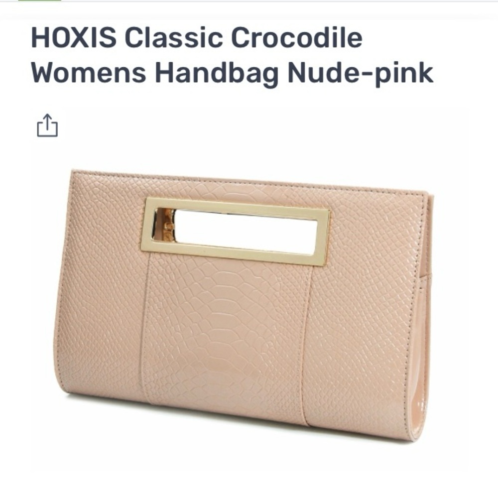 Brand new crocodile look clutch bag NWOT